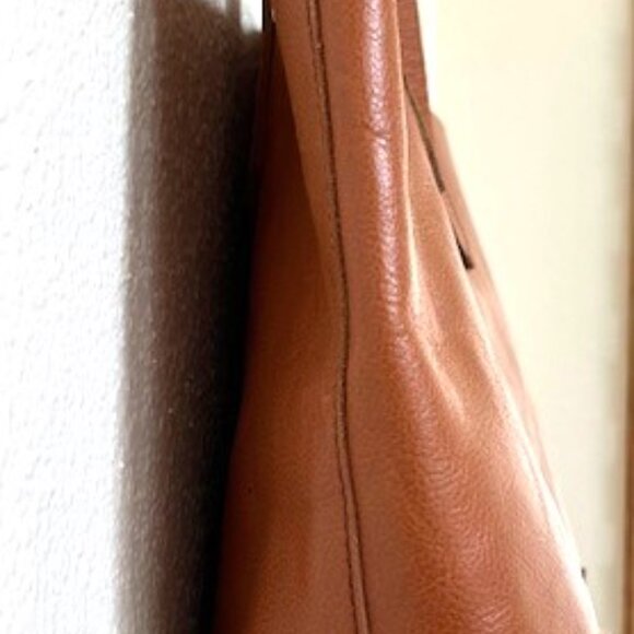 J. Crew Brown Leather Tote - Picture 6 of 8